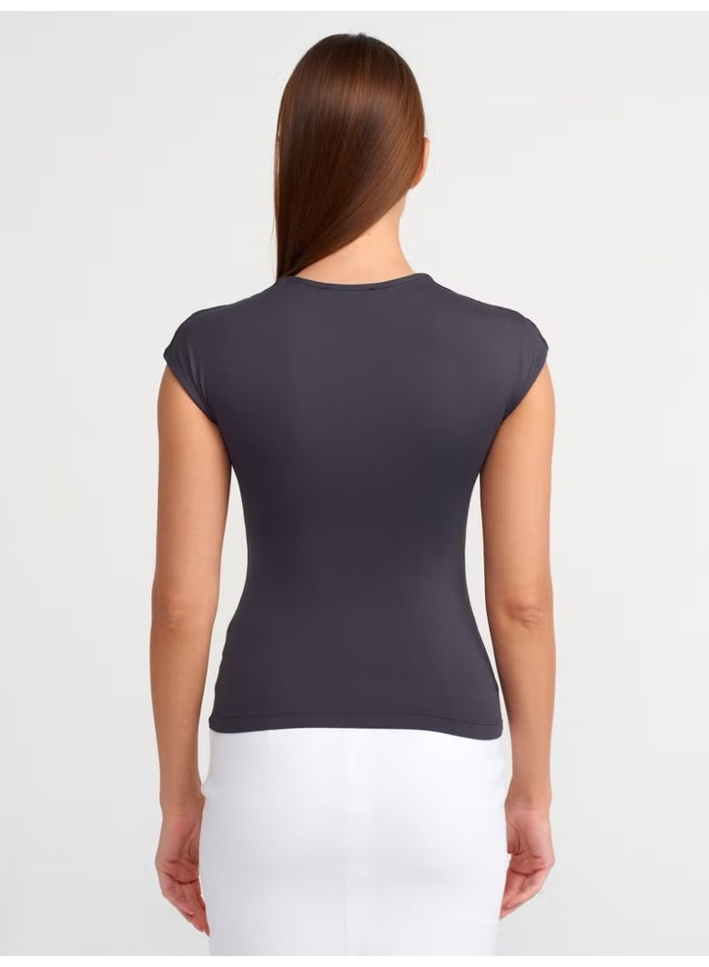Dilvin 30856 Polyamide T-Shirt-Anthracite - Image 2